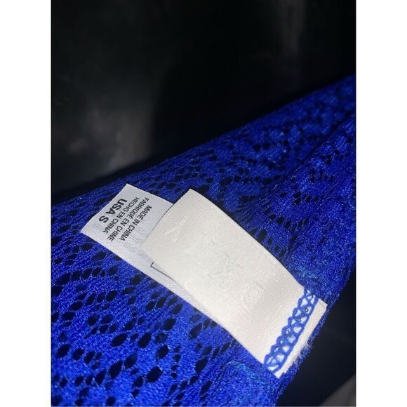 NEW WITH TAGS DKNY ladies lace size S style# DK5014 new with tags NWT BLUE - Picture 4 of 4